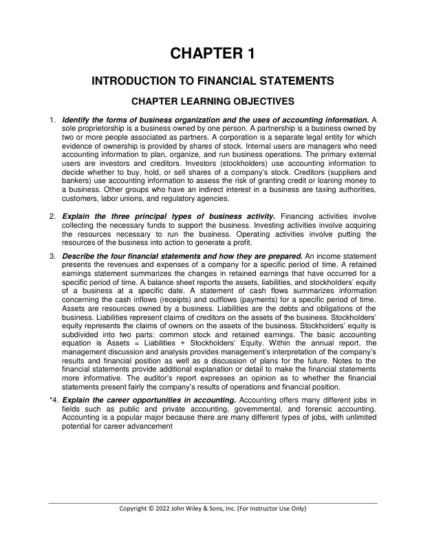 Test Bank for Financial Accounting Tools For Business Decision Making 10th Edition Paul D. Kimmel, Jerry J. Weygandt, Jill E. Mitchell
