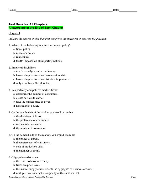 mobile-preview-Test Bank for Microeconomics 3rd Edition by Austan Goolsbee, Steven Levitt, Chad Syverson