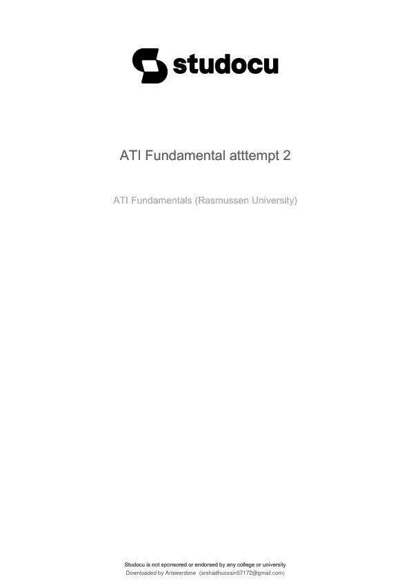 ATI Fundamental atttempt 2