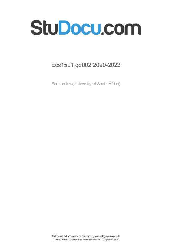 ECS1501 GD002 2020-2022