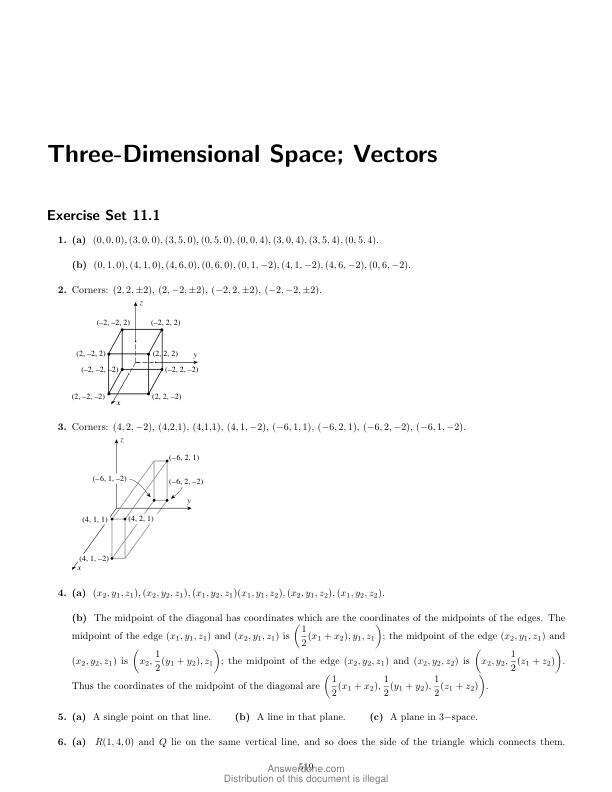 Solution Manual for Calculus Early Transcendentals Multivariable, 11th Edition Howard Anton, Irl C. Bivens, Stephen Davis Chapter 11-15