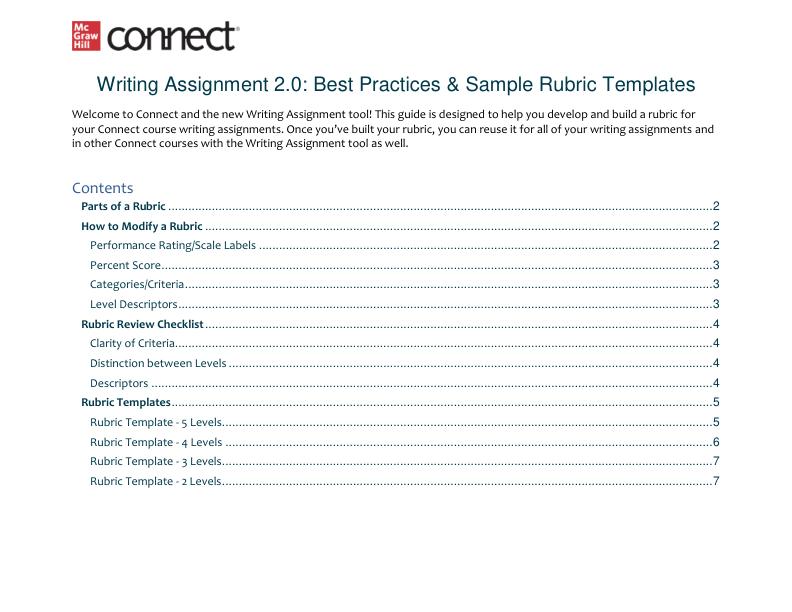 mobile-preview-Writing Assignment 2.0 Best Practices & Sample Rubric Templates For Fundamentals of Corporate Finance 7th Edition By Richard A. Brealey