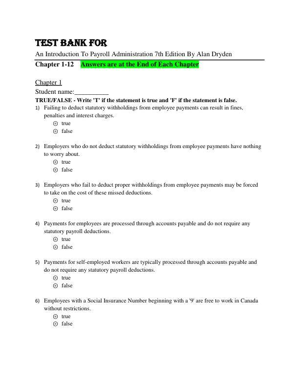 mobile-preview-Test Bank for An Introduction To Payroll Administration 7th Edition By Alan Dryden