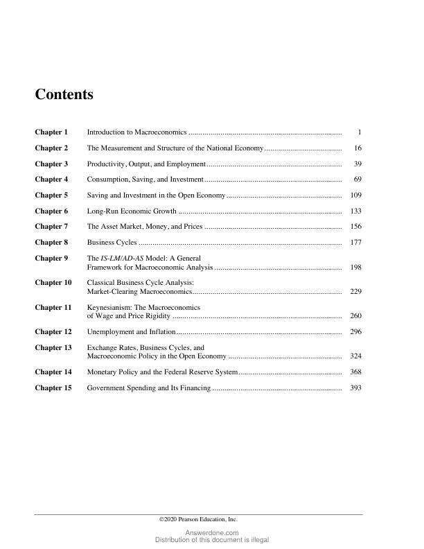 Solution Manual For Macroeconomics,10th Edition by Andrew B. Abel, Ben S. Bernanke, Dean Croushore Chapter 1-15