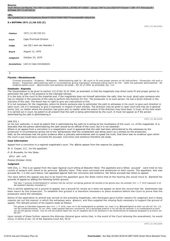 S_v_BOTHMA_1971_(1)_SA_332_(C)