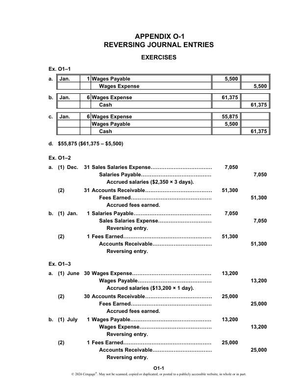 Solution Manual for Financial & Managerial Accounting by Carl Warren, Jefferson Jones, William B. Tayler  17th Edition