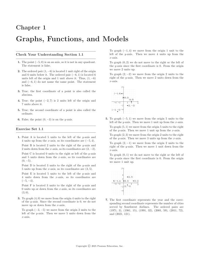 mobile-preview-Solution Manual for College Algebra Graphs and Models, 7th Edition by Marvin L. Bittinger Judith A. Beecher Judith A. Penna Barbara L. Johnson