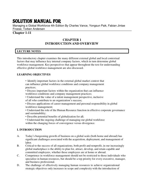 mobile-preview-Solution Manual For  Managing a Global Workforce 4th Edition By Charles Vance, Yongsun Paik, Fabian Jintae Froese, Torben Andersen