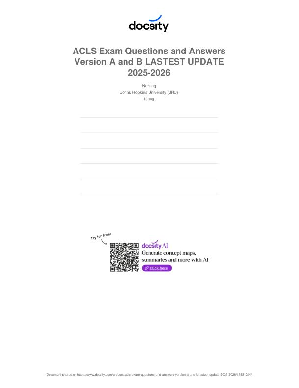 docsity-acls-exam-questions-and-answers-version-a-and-b-lastest-update-2025-2026