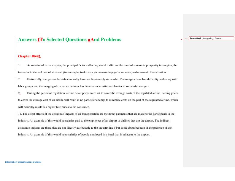 Solution Manual For Air Transport Economics From Theory to Applications, 4E By Bijan Vasigh, Brian Pearce