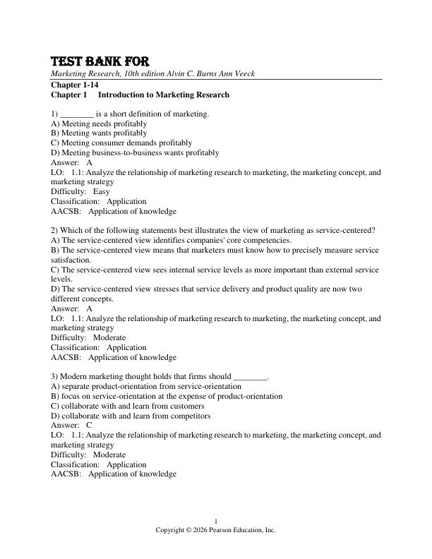 mobile-preview-Test Bank For Marketing Research, 10th Edition Alvin C. Burns Ann Veeck