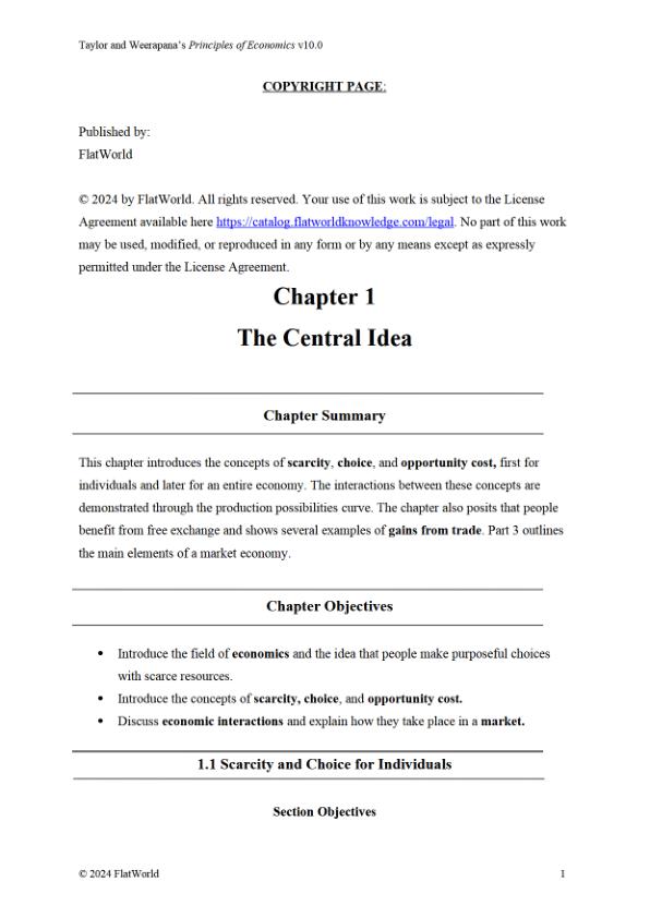 Solution Manual For Principles of Economics Version 10.0 By John B. Taylor and Akila Weerapana Chapter 1-28