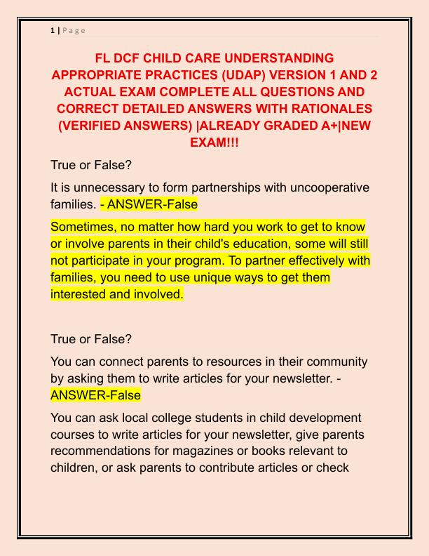 2025 FL DCF CHILD CARE UNDERSTANDING APPROPRIATE PRACTICES