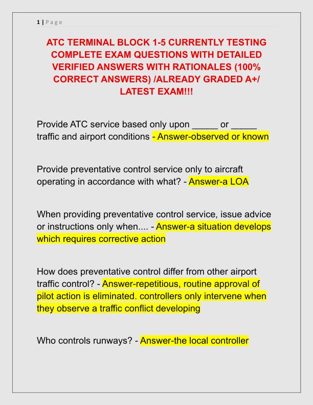 ATC TERMINAL BLOCK 1