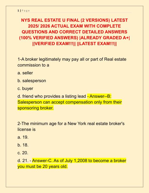 NYS REAL ESTATE U FINAL