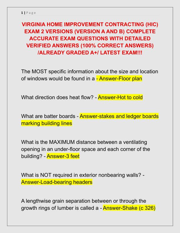 VIRGINIA HOME IMPROVEMENT CONTRACTING