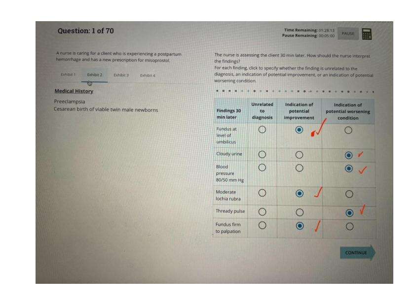 RN Maternal Nursing OB Newborn 2023 2024 Exam (5 versions Combined).