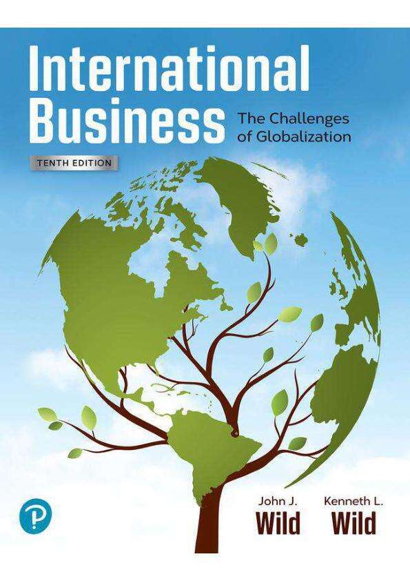 SOLUTION MANUAL FOR INTERNATIONAL BUSINESS THE CHALLENGES OF GLOBALIZATION 10TH EDITION BY JOHN J WILD, KENNETH L WILD