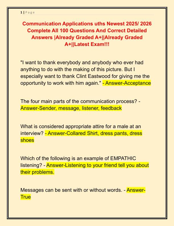 Communication Applications uths Newest 2025