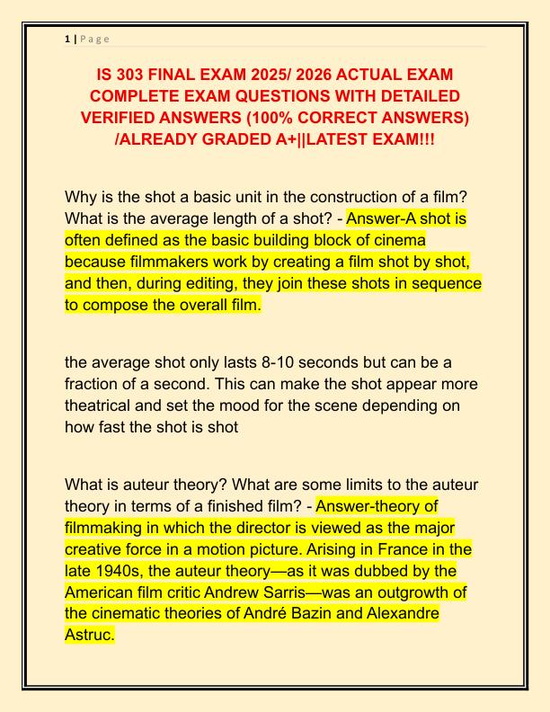 IS 303 FINAL EXAM 2025