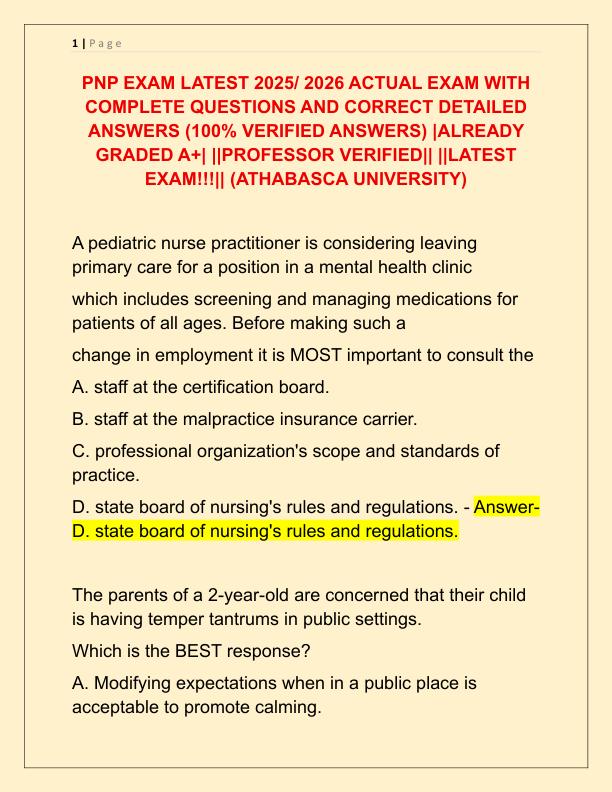 PNP EXAM LATEST 2025