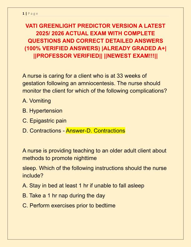 VATI GREENLIGHT PREDICTOR VERSION A LATEST 2025