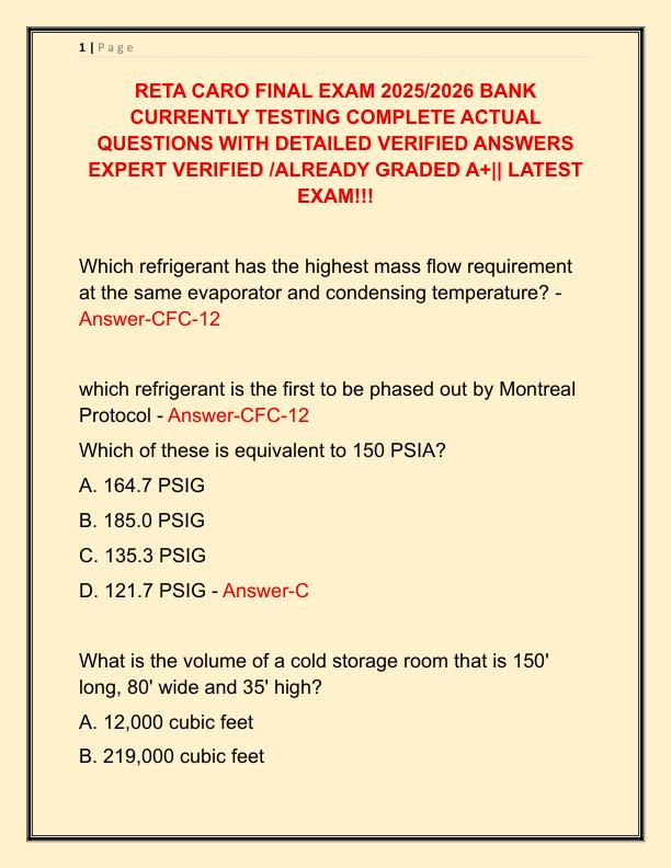 RETA CARO FINAL EXAM 2025