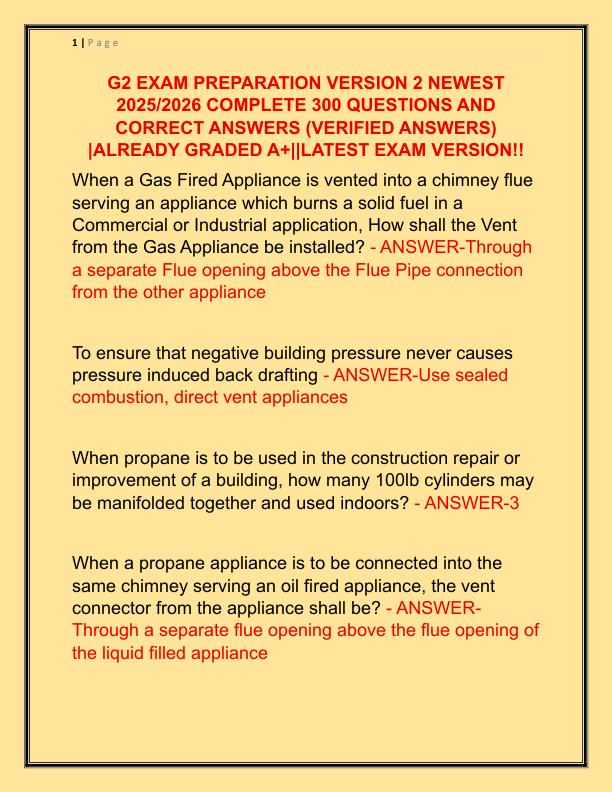 G2 EXAM PREPARATION VERSION 2 NEWEST 2025