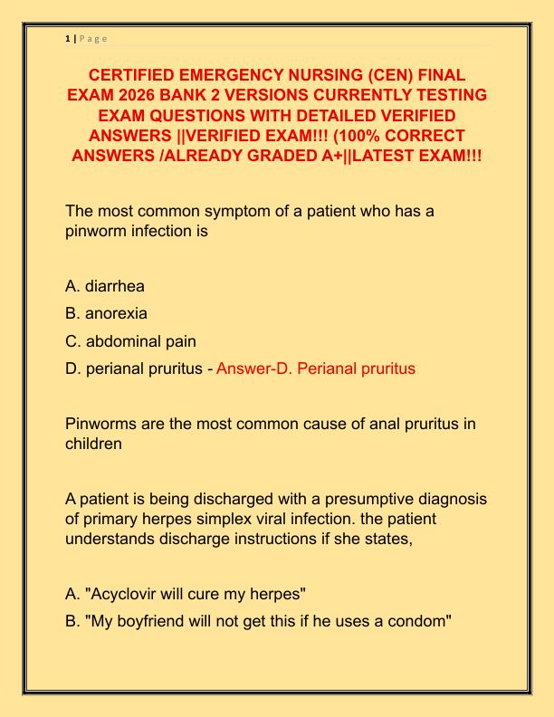 CERTIFIED EMERGENCY NURSIN1