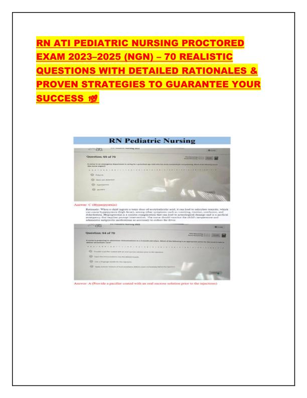 mobile-preview-RN ATI PEDIATRIC NURSING PROCTORED EXAM 2023