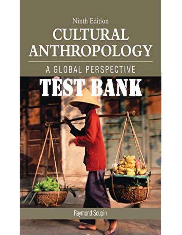 Cultural Anthropology A Global Perspective,  9th Edition (1)