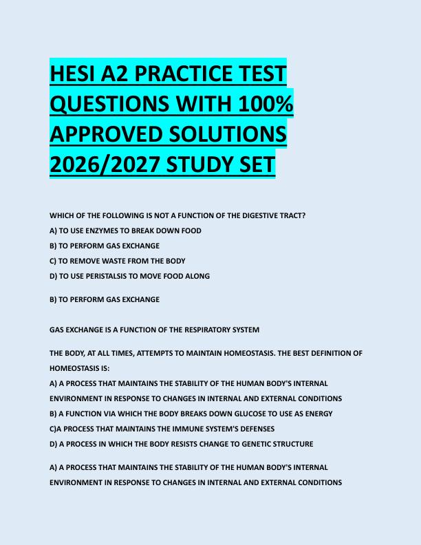 mobile-preview-HESI A2 PRACTICE TEST  QUESTIONS WITH 100%  APPROVED SOLUTIONS  2026/2027 STUDY SET
