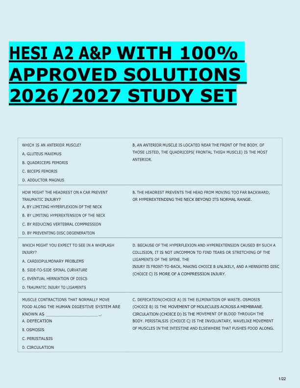mobile-preview-HESI A2 A&P WITH 100%  APPROVED SOLUTIONS  2026/2027 STUDY SET