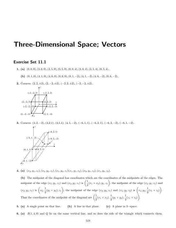 Solution Manual for Calculus Early Transcendentals Multivariable, 11th Edition Howard Anton, Irl C. Bivens, Stephen Davis Chapter 11-15
