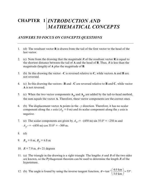 Solution Manual for Physics, 12th Edition John D. Cutnell, Kenneth W. Johnson, David Young, Shane Stadler
