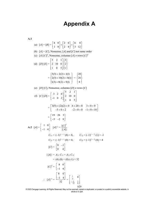 Solution Manual For A First Course in the Finite Element Method 6th Edition by Daryl L. Logan chapter 1-16 with Appendix A-D