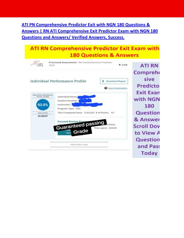 mobile-preview-ATI PN Comprehensive Predictor Exit with NGN 180 Questions