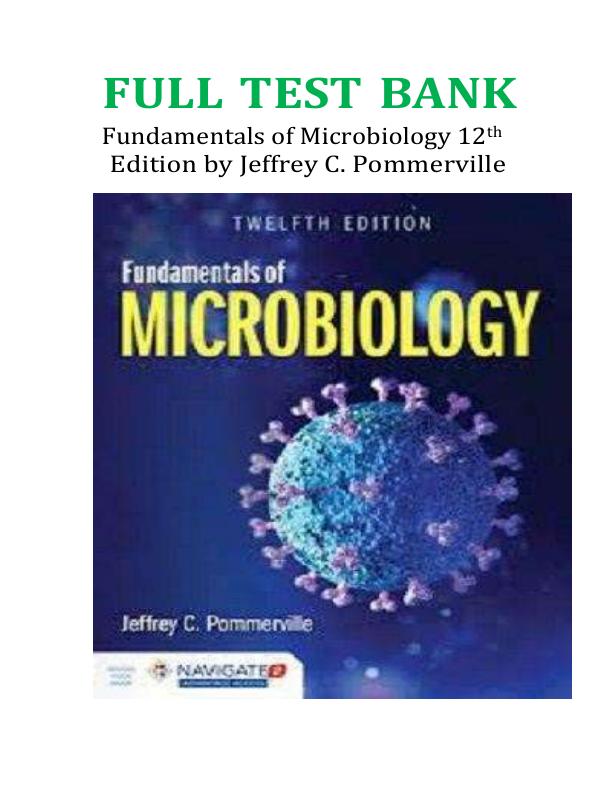 mobile-preview-Test Bank for Fundamentals of Microbiology 12th Edition by Jeffrey C. Pommerville