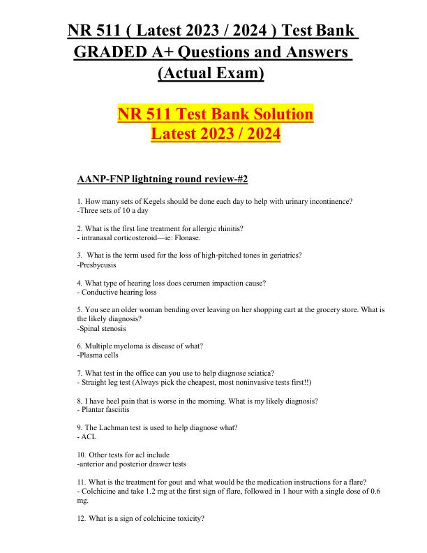mobile-preview-NR 511 ( Latest 2023 2024 ) Test Bank GRADED A+ Questions and Answers (Actual Exam)