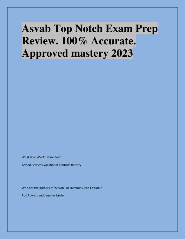 mobile-preview-Asvab Top Notch Exam Prep Review