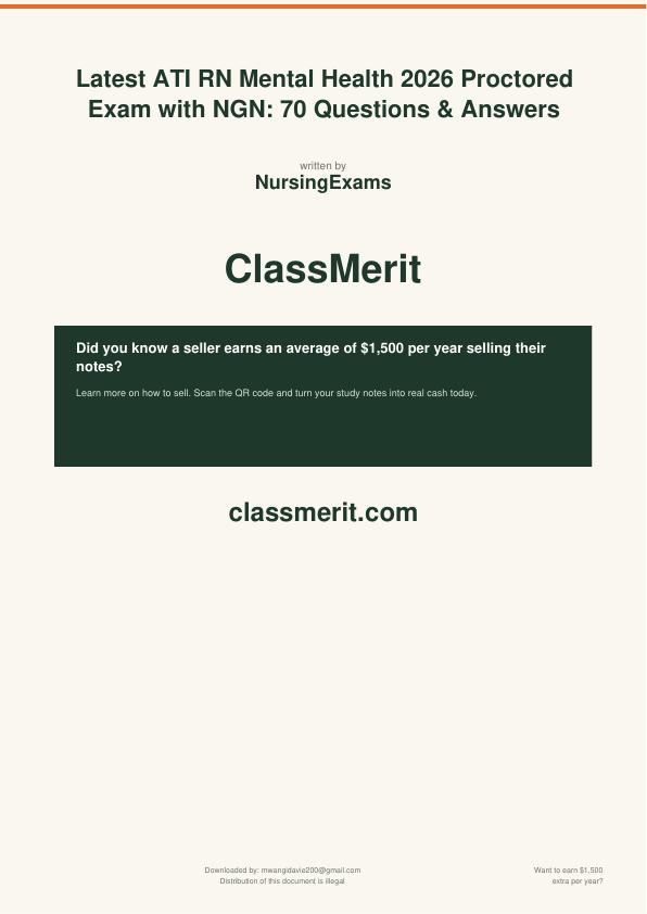 mobile-preview-ATI RN Mental Health 2026 Proctored Exam with NGN_ 70 Questions & Answers