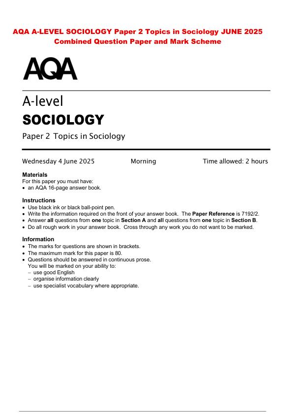 AQA A Level (42)