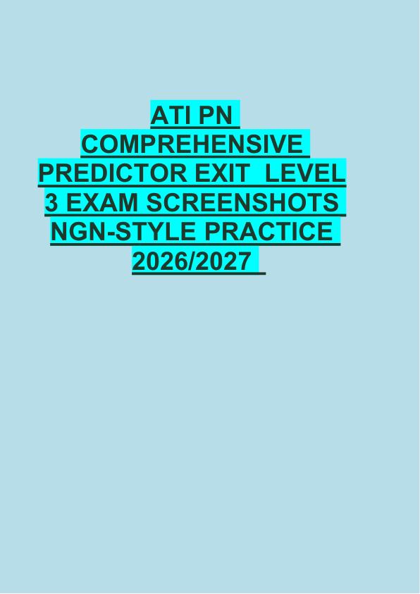 mobile-preview-ATI PN  COMPREHENSIVE  PREDICTOR EXIT  LEVEL  3 EXAM SCREENSHOTS  NGN-STYLE PRACTICE  2026/2027