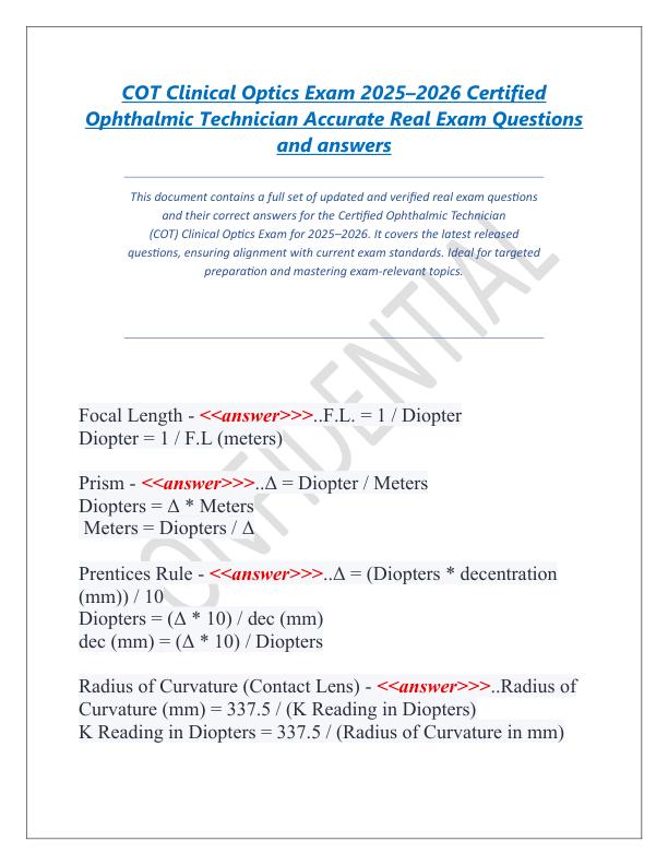 mobile-preview-COT Clinical Optics Exam 2025