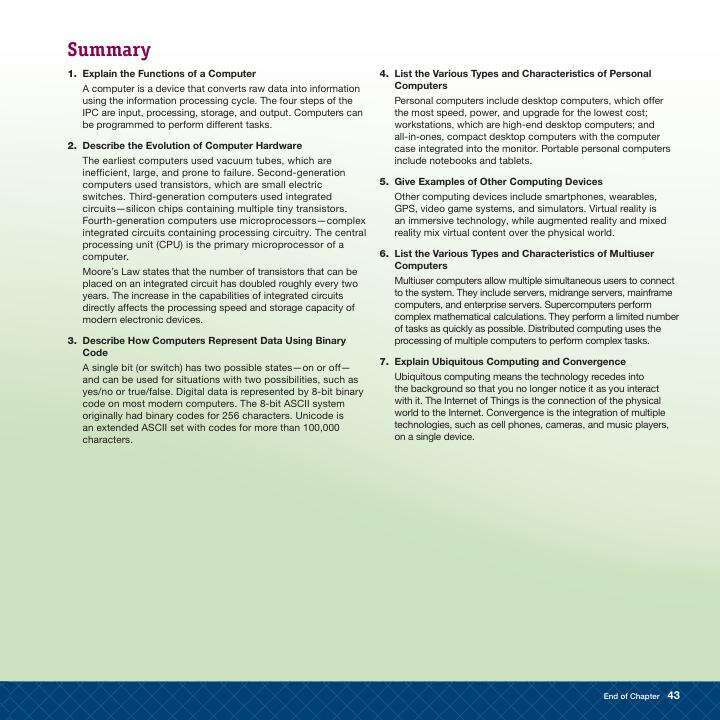 Solution Manual For Visualizing Technology, 10th Edition by Debra Geoghan Chapter 1-12