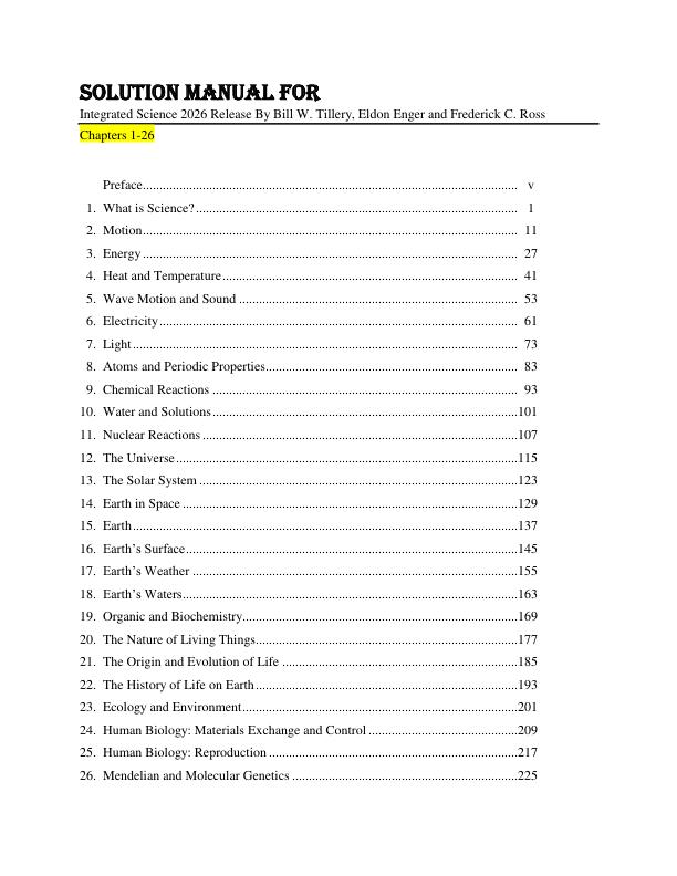 mobile-preview-Solution Manual For Integrated Science 2026 Release By Bill W. Tillery, Eldon Enger and Frederick C. Ross