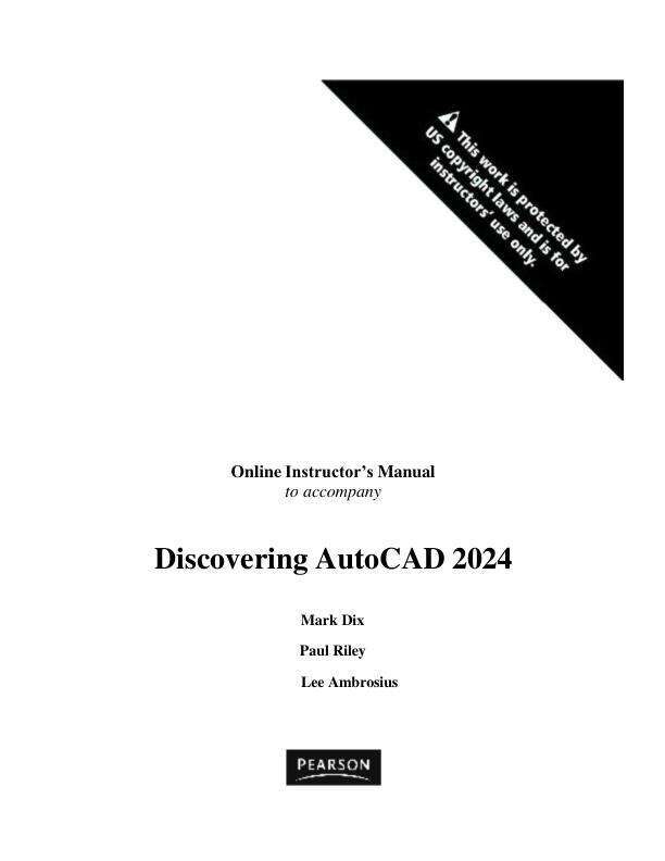 Test Bank For Discovering AutoCAD 2024, 1st Edition by Mark Dix Paul Riley Lee Ambrosius
