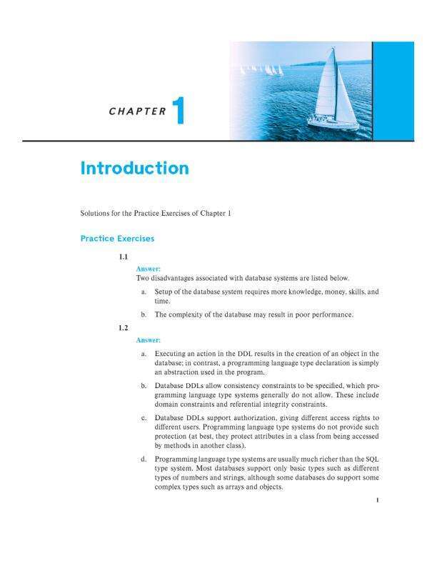 Solution Manual for Database System Concepts 7th Edition Abraham Silberschatz, Henry F. Korth, S. Sudarshan