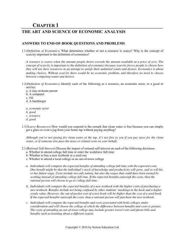 Solution Manual For ECON Macro, 1st Edition