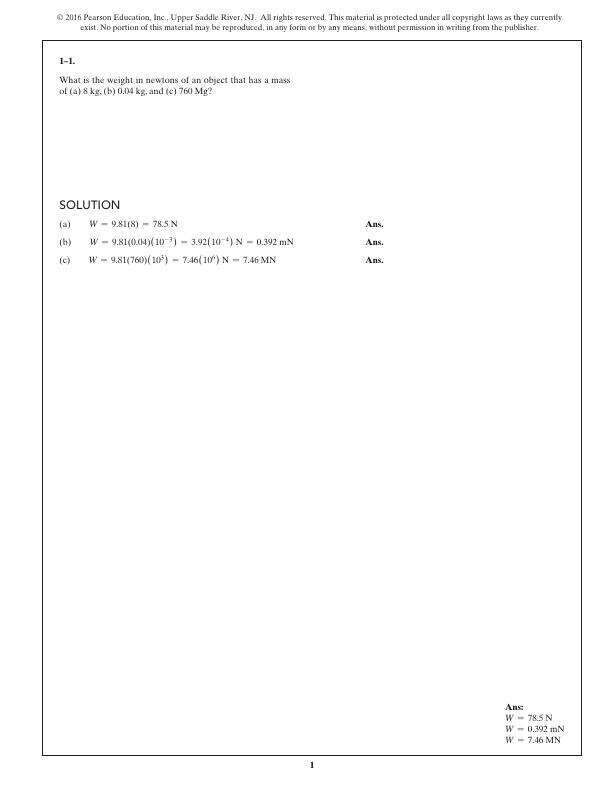 Solution Manual for Engineering Mechanics Statics 14th Edition by Russell C. Hibbeler